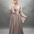 Medina evening dress beige