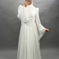 Medina evening dress white