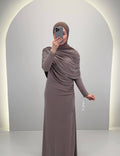Miana Abendkleid Taupe
