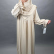 Mila Abaya Set mit Khimar Beige