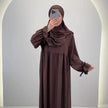 Mila Abaya Set mit Khimar Braun