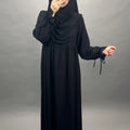 Mila Abaya Set with Khimar Black