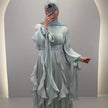 Robe de soirée premium Yaprak Menthe