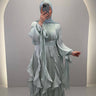 Robe de soirée premium Yaprak Menthe