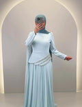 Robe de soirée Seyla Menthe