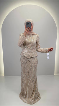 Miyasa Evening dress Beige