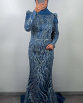 Nalina evening dress blue