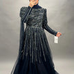 Narin Robe de soirée exclusive bleu foncé