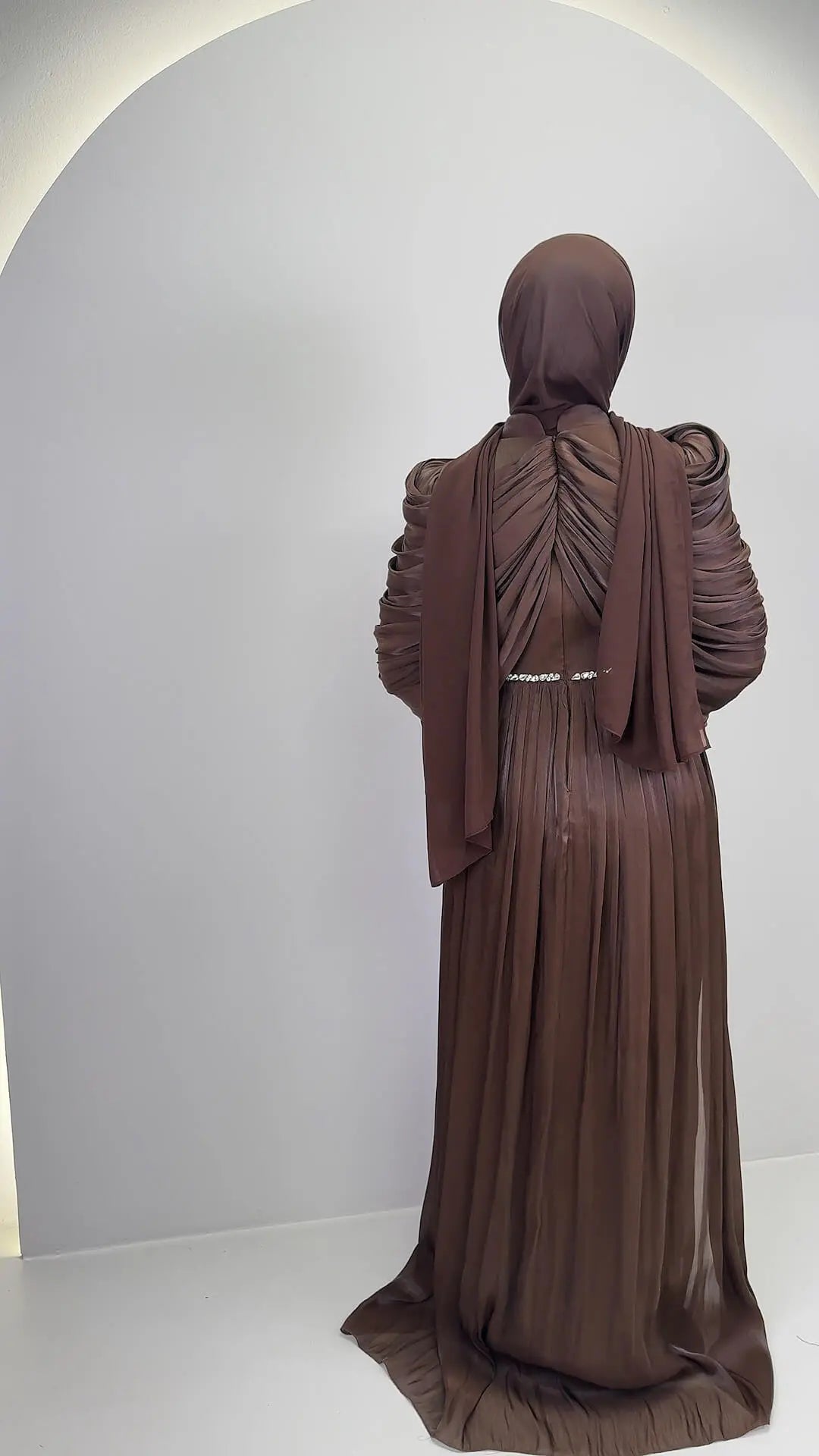 Nefa Abendkleid Braun