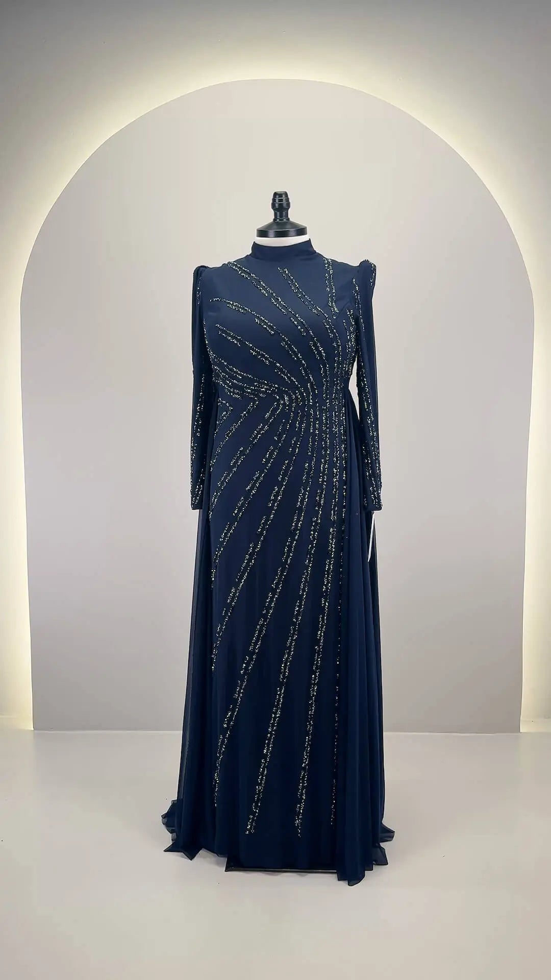 Nayla Abendkleid Dunkelblau