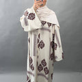 Orina Kleid Weinrot