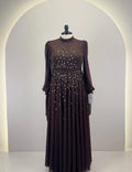 Rima Robe de soirée marron