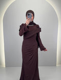 Sanya Abendkleid Braun