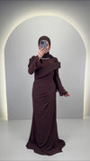 Sanya Evening dress Brown