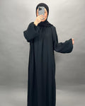 Sera Musselin Kleid Schwarz