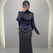 Robe de soirée Sedef Gris