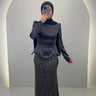 Robe de soirée Sedef Gris