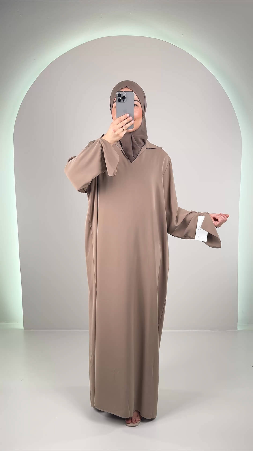 Selia Evening dress Taupe