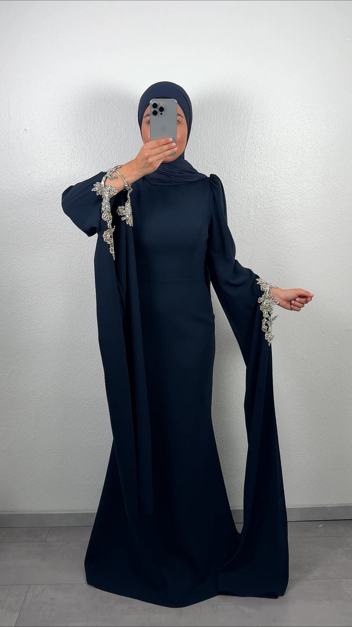 <tc>S</tc>ena evening dress dark blue