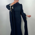 <tc>S</tc>robe de soirée ena bleu foncé