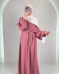 Sera Musselin Kleid Altrosa