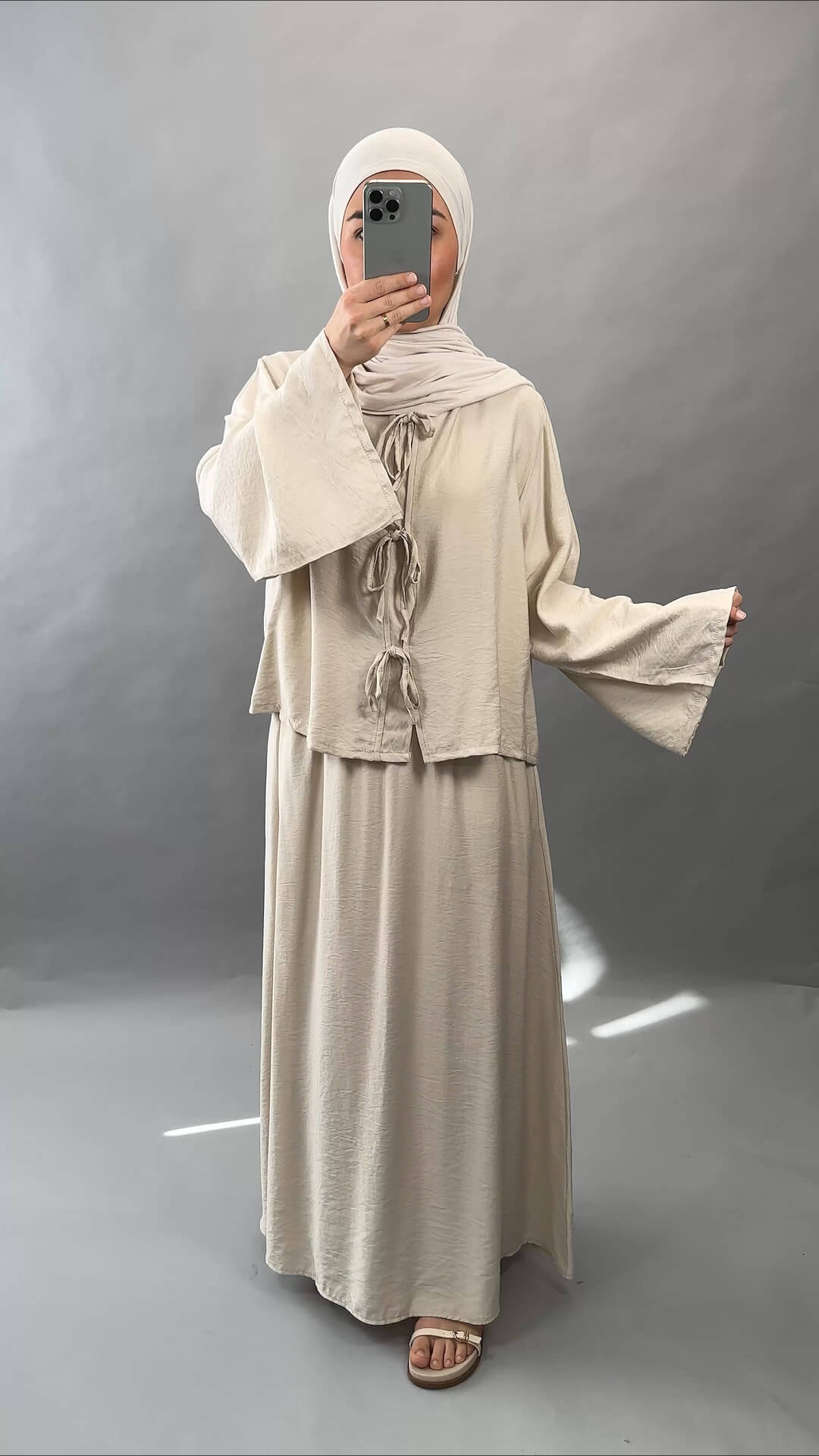 Milara Zweiteiler Beige