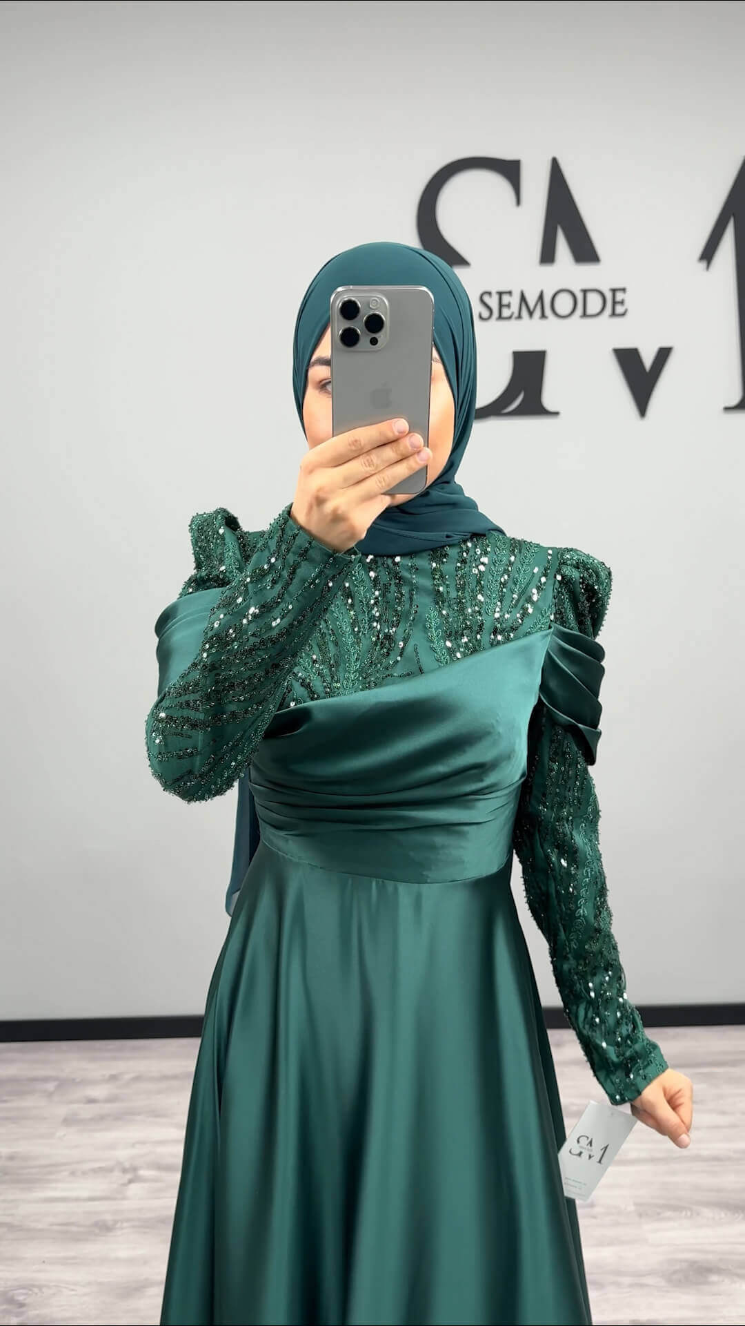 Sofi Abendkleid Smaragd Semode