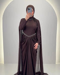 Tiya Abendkleid Braun