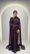 Tiya Abendkleid Braun