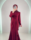 Valeria Abendkleid Bordeaux