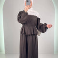 Mirza Zweiteiler Braun