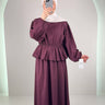 Mirza Outfit Wine Red
