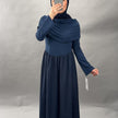 Yelena Dress Dark Blue